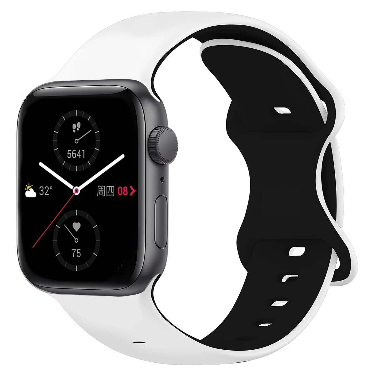 Tofarget sportssilikonrem til apple watch ultra 2 49mm 46mm 45mm 44mm 42mm rem til iwatch series 10 9 8 7 6 5 4 klokkerem