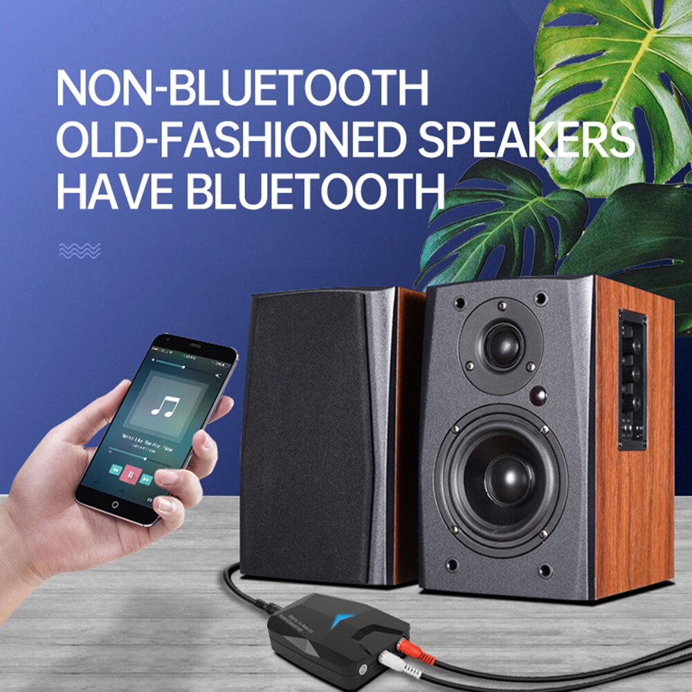 Digital to Analog Audio Converter Adapter Digital SPDIF Optical Coaxial to 3.5mm AUX RCA L/R Bluetooth-Compatible 5.0 Receiver