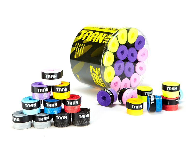TAAN 60 pcs/lot 0.8mm bandeau de sueur sec PU TW-800 raquette de Tennis surgrip raquette de Badminton TW-750 poignée collante
