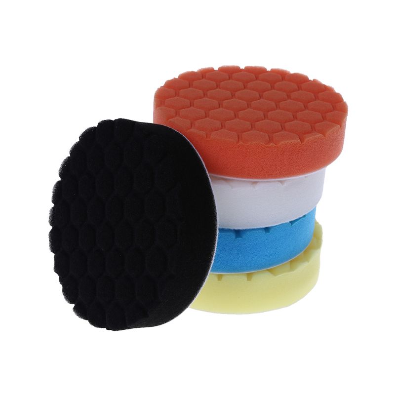 3/4/5/6/7 inch Buff Pad Polishing Pad 5Pcs kit For Car Polisher Pack of 5Pcs