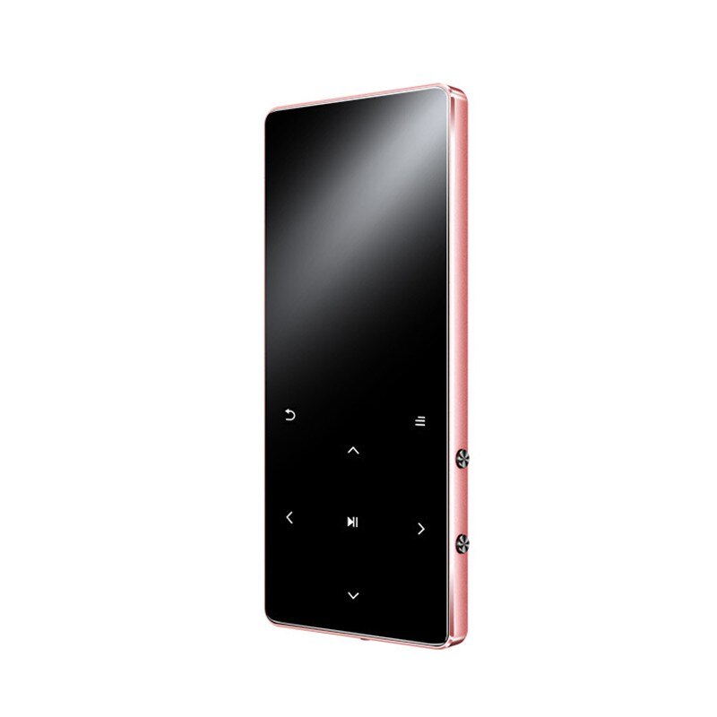 Metal Bluetooth MP4 Player 8GB 16GB Music Player Touch Key FM Radio Video Play E-book HIFI Player Walkman lossless audio player: rose gold / 16GB