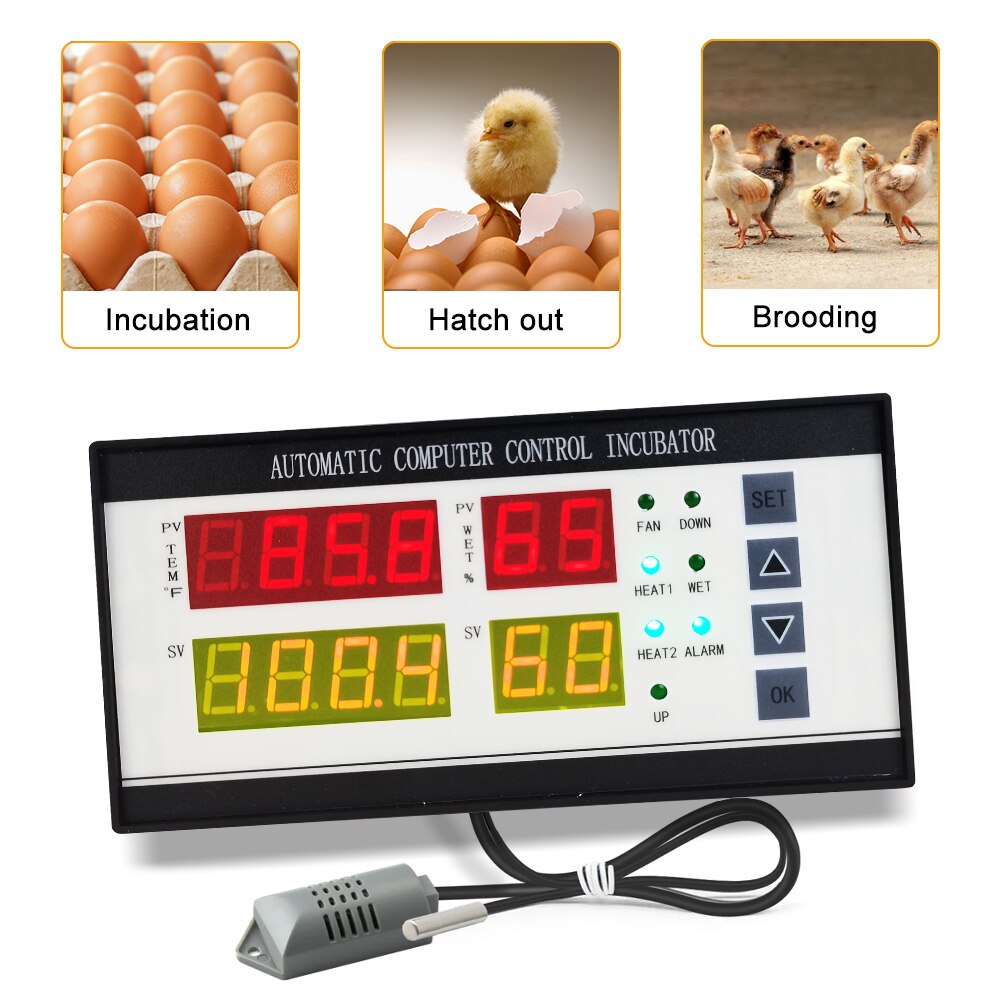 XM-18 Full Automatic Multifunction Incubator Controller Thermostat Egg Incubator Control System Egg Incubator Controller Device