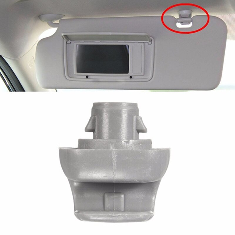 1X Gray Sun Visor Clip Holder For CR-V/Civic/Accord/Odyssey 88217-S04-003ZA