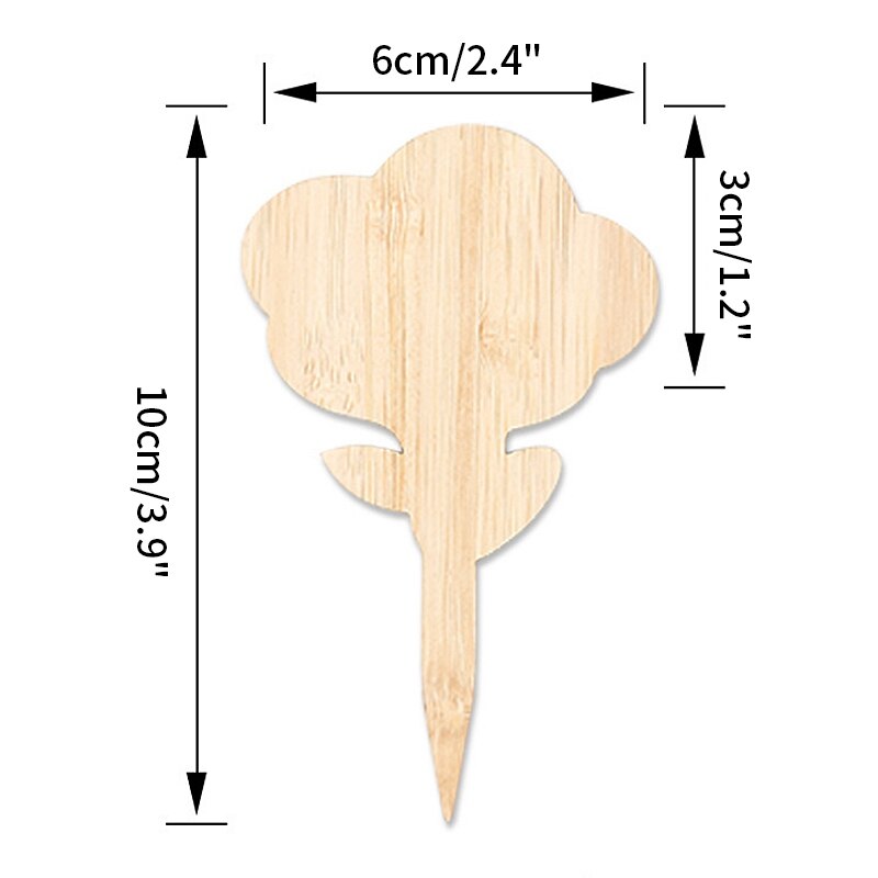 Plant Tags Bamboe Plant Markers Kwekerij Labels T Type Plant Markers Bonsai Label Tuin Bloemen Gereedschappen Plant Label 10 stuks: S13 Plant Labels