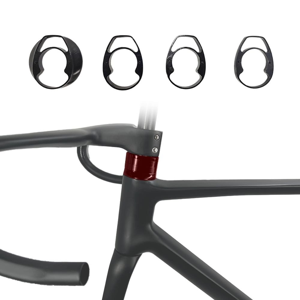 Headset Washer For Carbon Integrated Handlebar Fulll Hidden cable routing Road Bike Stem Front Fork Spacer Gasket Ring Cycling
