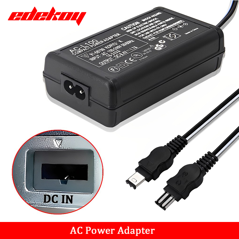 AC-L100C For Sony Camera AC-L10A L10B L15 Power Adapter NX100 AX2000 MC2500 HXR-NX3 CCD-TRV228 TRV615 PC104 MVC-FD200 HDR-FX7E