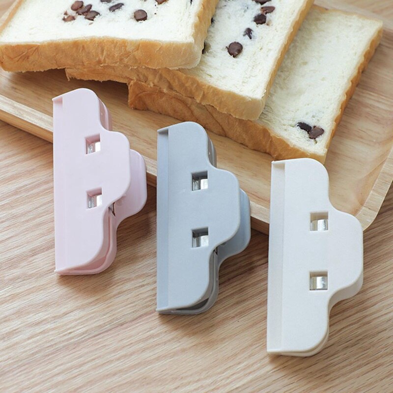 Plastic afsluitclip keuken voedsel opbergzak sealer thuis wasknijper kantoor papier dossierklem snack seal zak houder