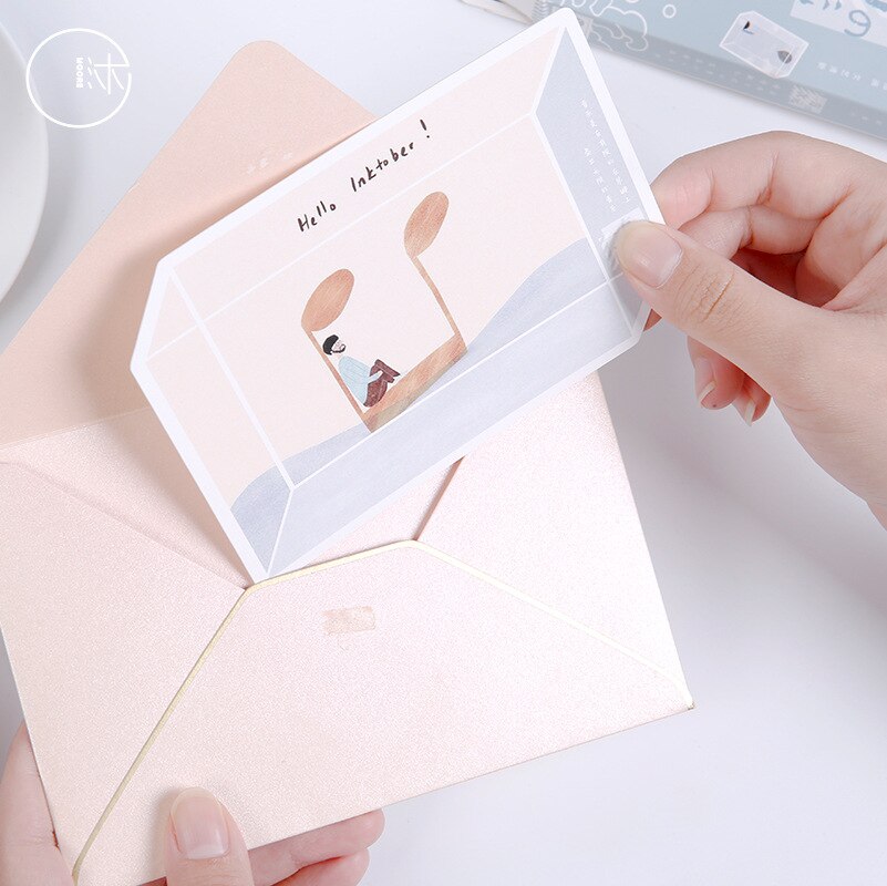 30 Sheets/Set Cube illustrations Series Postcard/Greeting Card/Wish Card/Christmas and Year