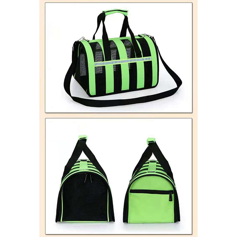 Cute Pet Bag Cat Bag Four Seasons Small Medium-sized Cats Dog Go Out Folding Portable Mesh Breathable Carrier Accessories