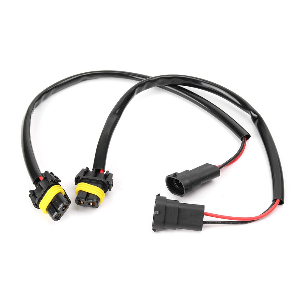 2x H11 H8 Socket 9006 Auto Conversie Harness Adapter Kabel Voor Koplamp Koplamp Universele
