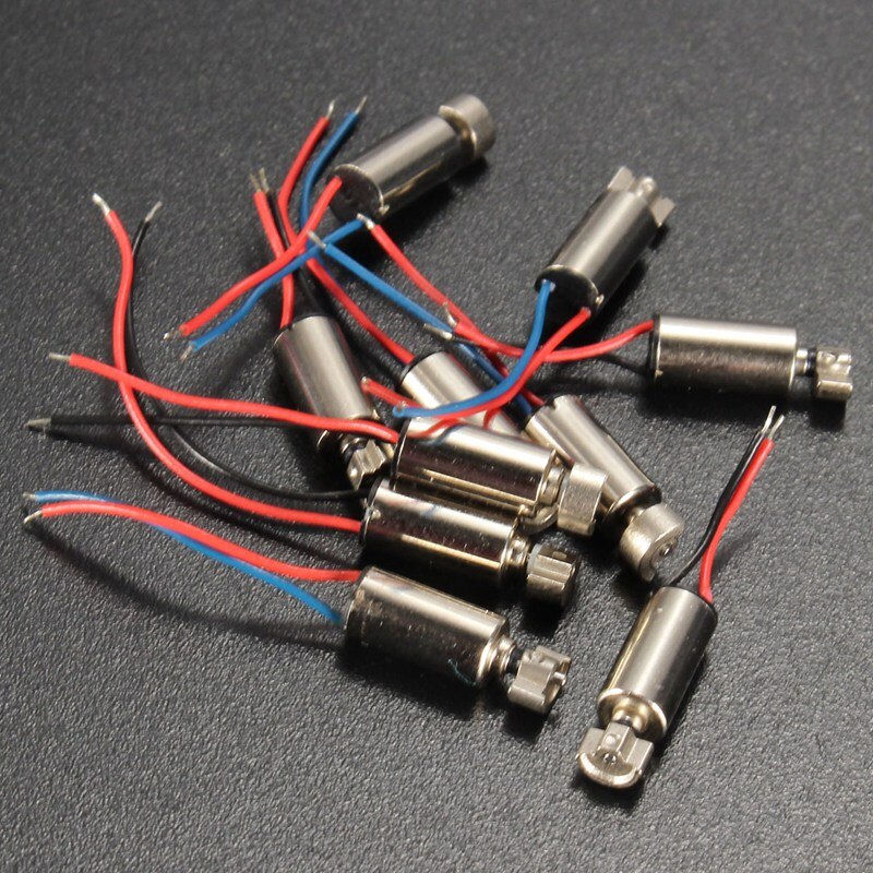 10PCS DC 1.5-3V Micro 10x4x8mm Mobiele Telefoon Coreless Trillingen Motor Vibrator voor SANYO Trillingen Motor Kit