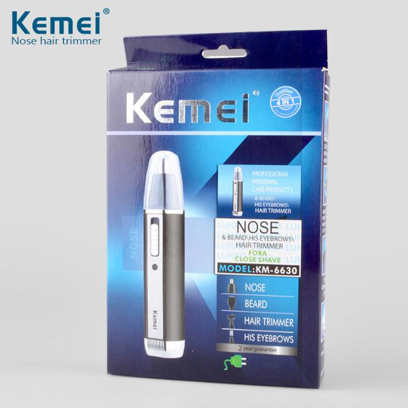 4 in-in -1 oplaadbare neus- en oortrimmer voor mannen, oor- en gezichtsontharing, wenkbrauwtrimmer, veilige, langdurige gezichtsverzorgingsset 4 in: 2