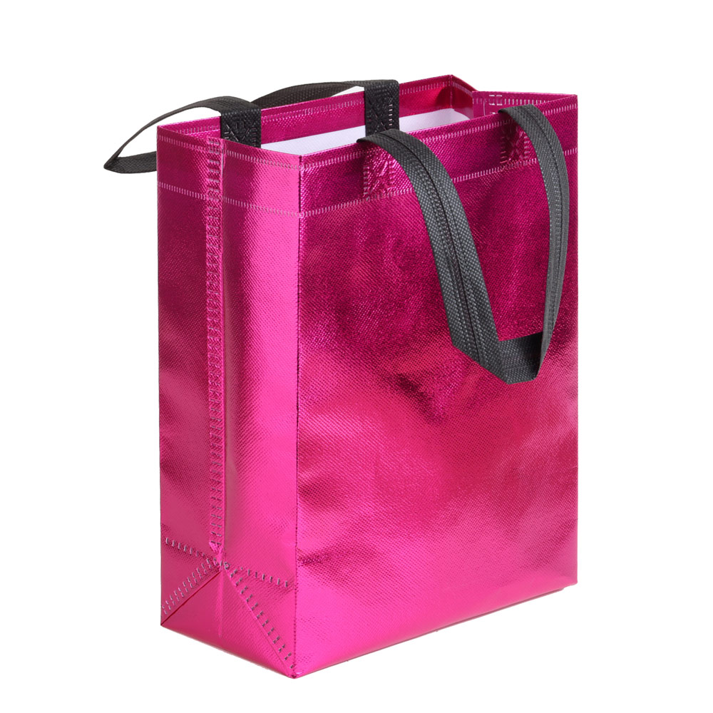 Bolsa de compras colorida de , bolsas de tela no tejida con asa, bolsas de embalaje de para de boda, postre, dulces, bricolaje, 2/5 Uds.