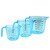 150ml/300ml/600ml Transparent plastic measuring cup Clear Jugs with handle Kitchen Baking tools: Blue / 300ml