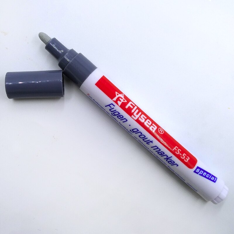 Waterdichte Tegel Kloof Reparatie Kleur Pen Witte Tegel Refill Grout Pen Mouldproof Vullen Agenten Muur Porselein Badkamer Paint Cleaner: 2