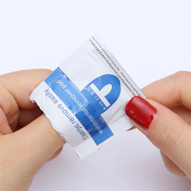 Nicole Dagboek Uv Soak Off Gel Polish Remover Pads Dual-Ended Nail Art Uv Gel Remover Dode Huid Cuticula pusher Art Tool: 7614 (10pcs)