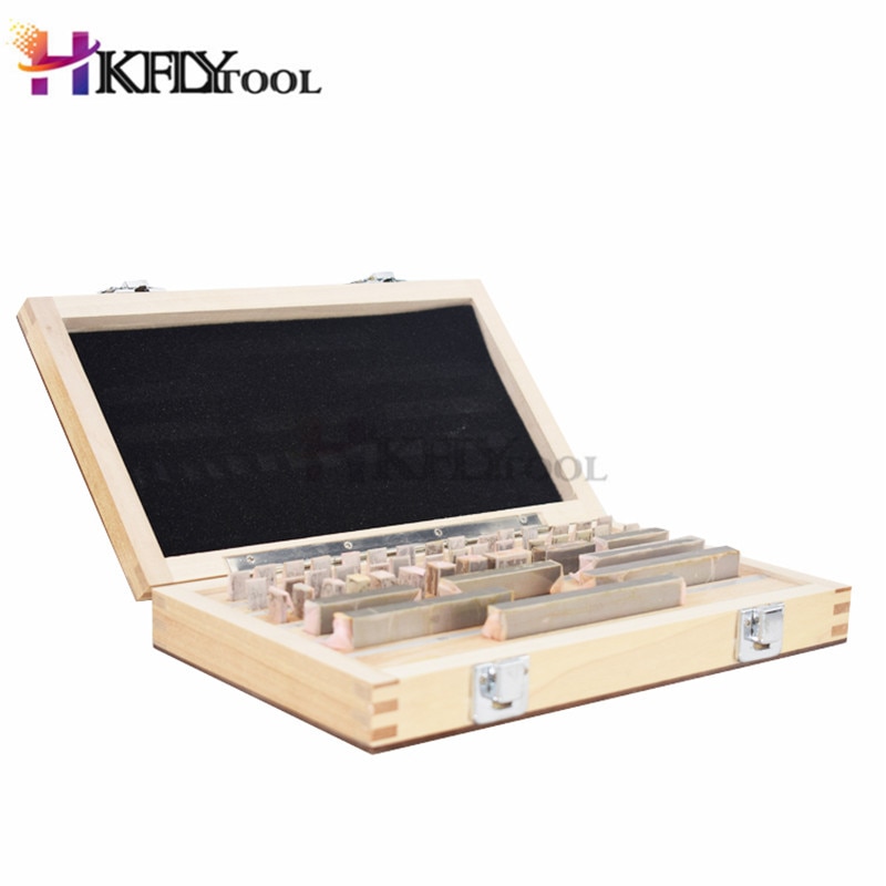Block Gauge 32Pcs/Set 1 grade 0 grade Caliper Block gauge Inspection Block Gauge Measurement Instruments