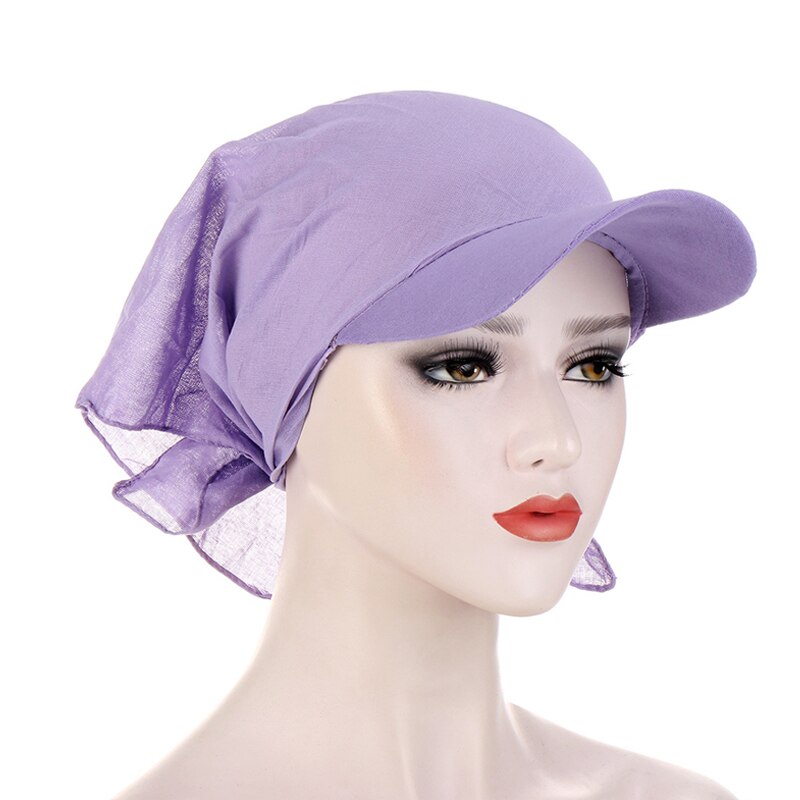 Turban fyrkantig halsduk hatt tryck blommor knyt knut tillbaka bomull baseball keps justerbar dam huvudduk solskydd hatt