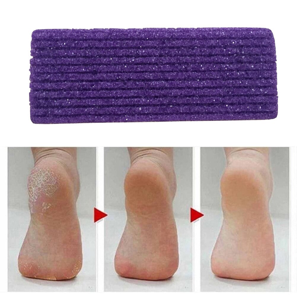 Piedra pómez para los pies esponja piedra pedicura piedra pómez para los pies piedra herramientas de pedicura para los pies callos exfoliar durezas eliminar depurador de pedicura