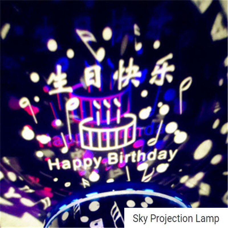 Led Romantische Hemel Projectie Lamp Led Sterrenhemel Projector Lamp Ster Licht Kids Batterij Usb Batterij Nachtlampje xmas: Birthday