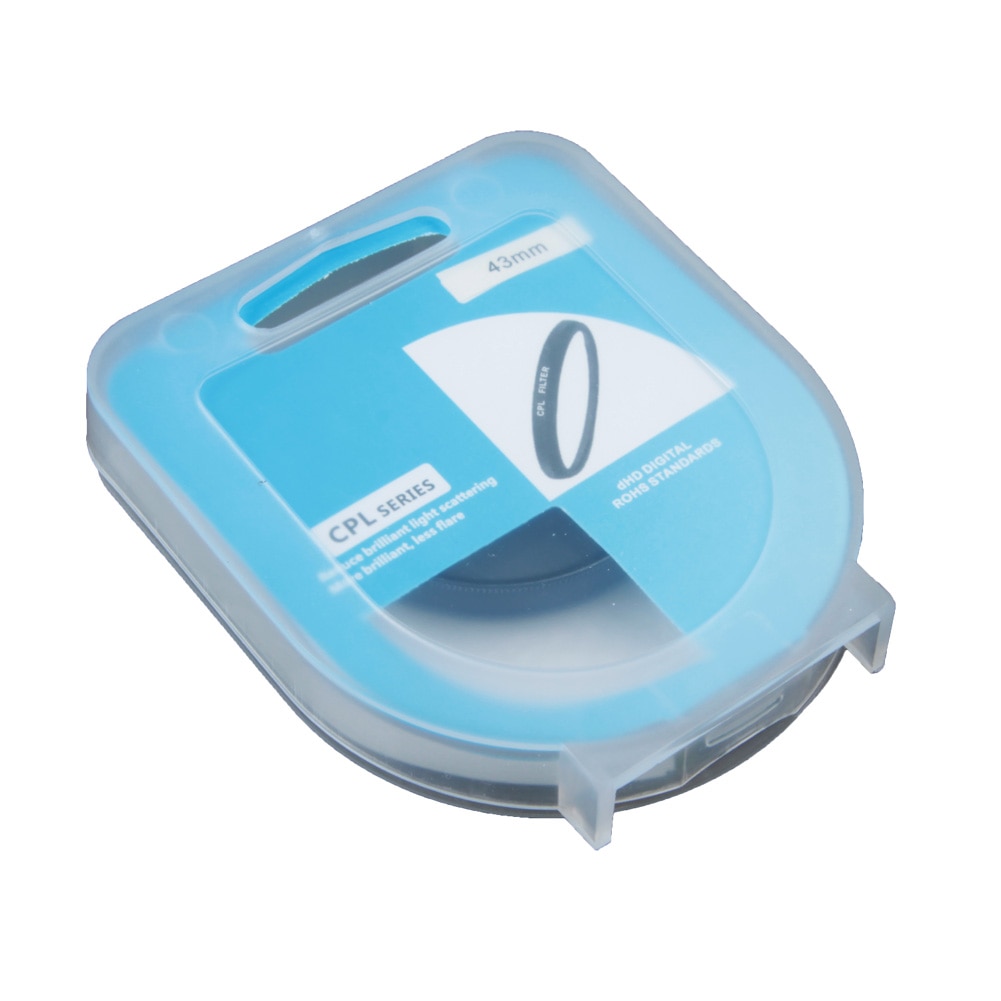 ETone filtro ultradelgado 43mm CPL para protección para el lente de la Cámara eliminar