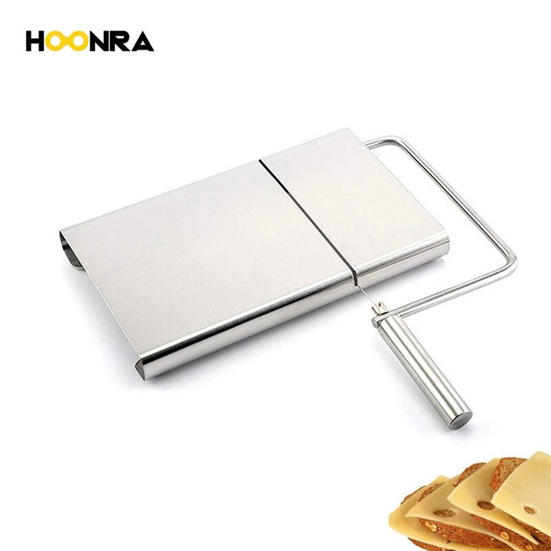 Hoonra 1Pcs Rvs Kaasschaaf Multifunctionele Kaas Boter Slicer Cutter Handvat Snijmachine Keuken Accessoires