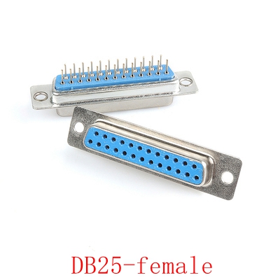 DB9 DB15 DB25 DB37 Mannelijke En Vrouwelijke RS232/9/15/25/37 Pin Db Plug Voor Lassen Plaat connectors: DB25 female