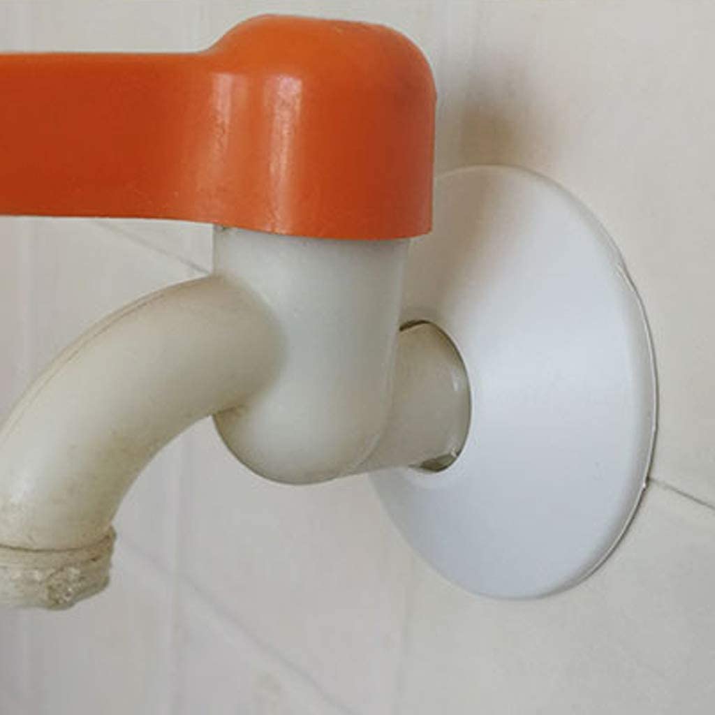 Lvcky 12 Pack Plastic Radiator Pipe Covers Pipe Collars for 15 mm Diameter Pipe (White)