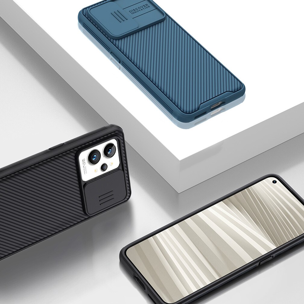 Voor OPPO Realme GT 2 Pro Case Nillkin Camshield Pro Sliding Lens Shell Camera Beschermhoes Voor Realme GT 2 Pro Telefoon Cover