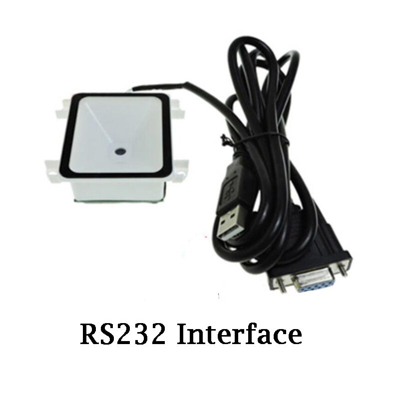 2D lector de código de barras interfaz USB CMOS Sensor cableado lector de código de barras módulo con 620 nm diodo de luz Barcdoe read módulo: RS232 Interface