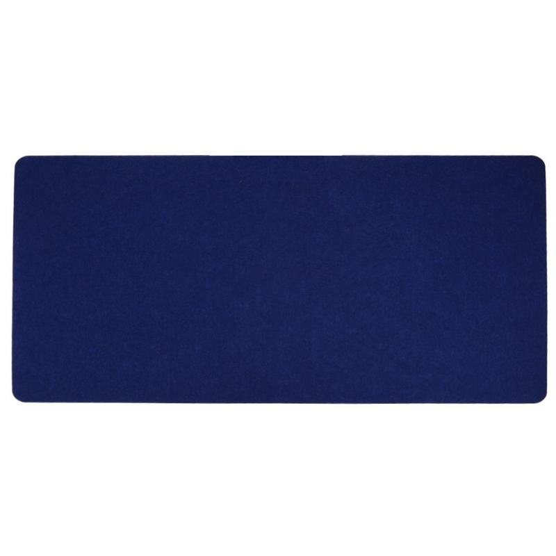 Office Computer Desk Mat Modern Table Mouse Pad Wool Felt Laptop Cushion Desk Mat Gaming Mousepad Mat 700x330mm: Blue