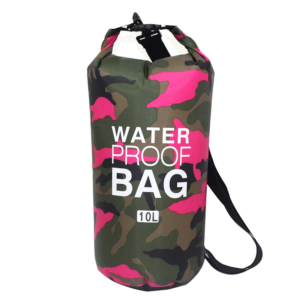 Foldable PVC Waterproof Dry Bag 2L 5L 10L 20L 30L Camo Outdoor Diving Man Women Beach Swimming Bag Rafting River Ocean backpack: 10L  no.27