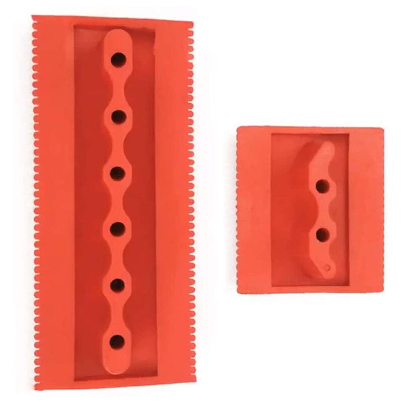 4Pcs Wood Grain Tool Wall Empaistic Rubber Square Graining Pattern Stamp Tool For Wall Painting Decoration DIY