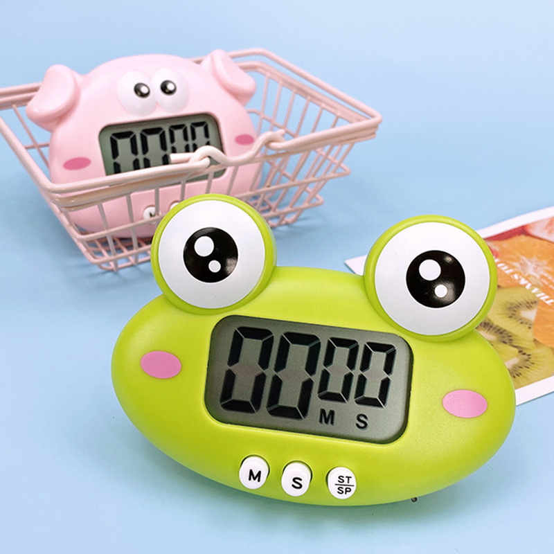Timer digitale per bambini studio Cucina Conto alla rovescia Sveglia Timer da studio per bambini Simpatici animali Timer Cucina gadget da cucina Regalo Nuovo