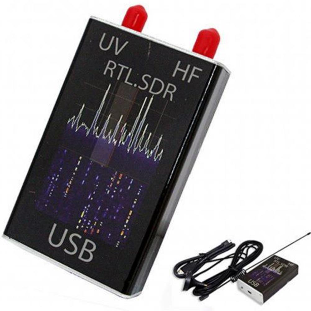 100KHz-1.7GHz Full Band UV HF RTL-SDR USB Tuner Receiver/ R820T+8232 Ham Radio