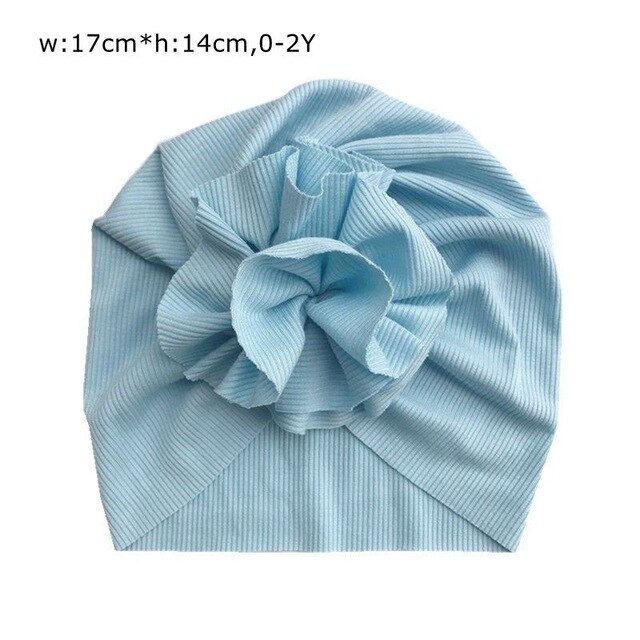 Turbante superelástico para bebé, sombrero fino para niña recién nacida, gorros con lazo de flores para niño pequeño, gorros para bebé , novedad para verano: 12