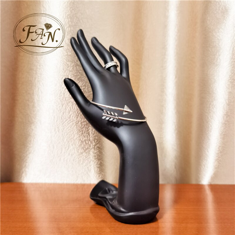 2021 nova tendência charme menina senhoras simples seta estilo prata cor casual moda ajustável manguito pulseira jóias presente agradável