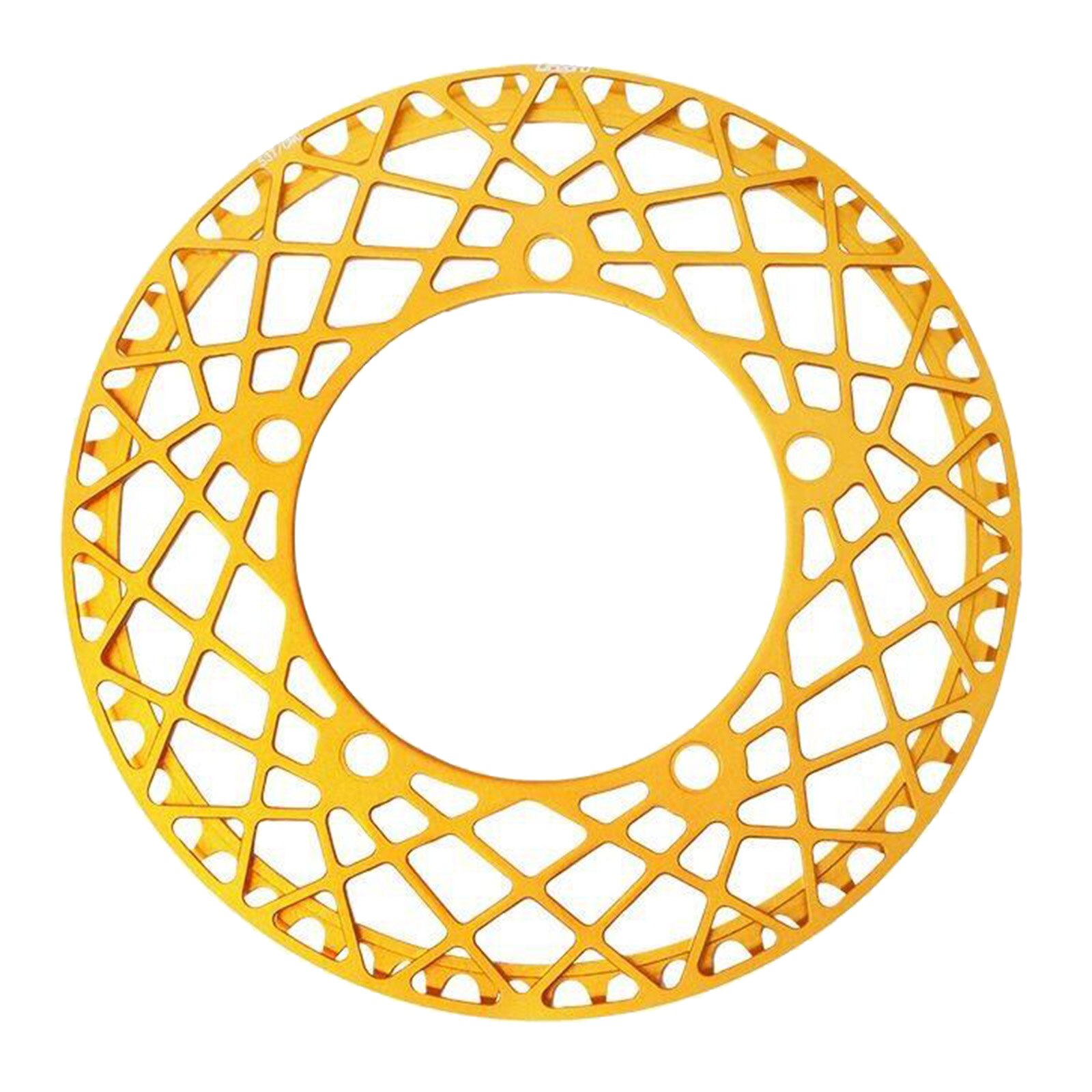 Single Chainring 130 BCD Bike Chain Ring Narrow Wide 9 10 11 Speed Folding Bicycle MTB Road Bike Cycling Chainwheel 2 Sizes: 53T Golden