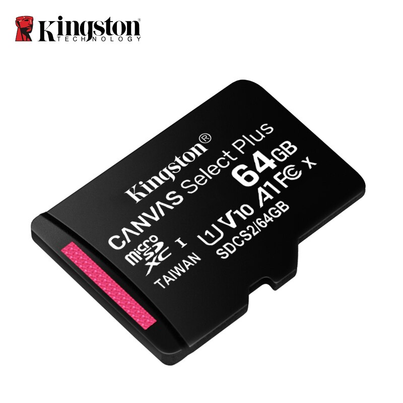 Kingston-tarjeta Micro SD Original, 16GB, 32 GB, 64GB, 128GB, 256GB, 512GB, adaptador de tarjetas Microsd,: SDCS2-64G