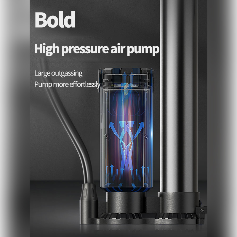 Xunting Mini Bike Pump Portable Bicycle Tire Pump Mini Bike Floor Pump Hand Foot Football Mini High Pressure Tool Bicycle Pumps