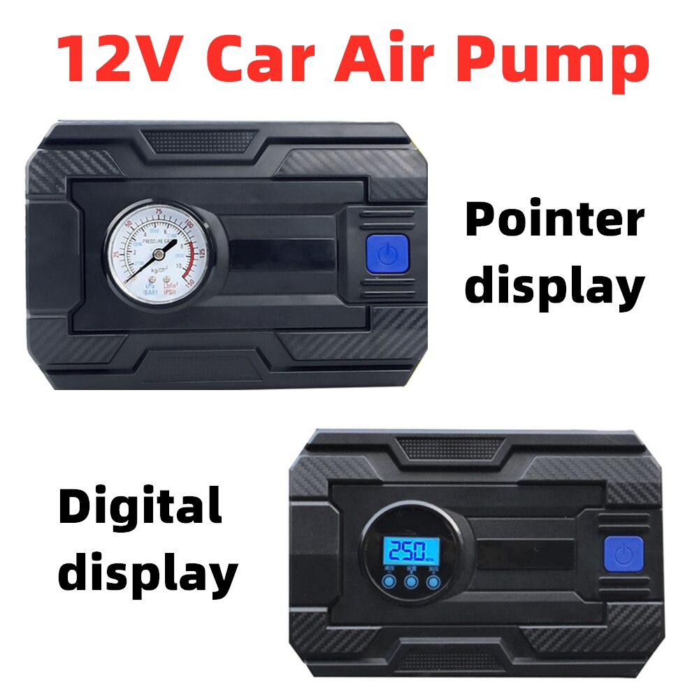 DC12V Tragbare Auto Reifen Inflator Luft Kompressor Mit Digital/Zeiger Manometer kabellos Auto Luftpumpe Auto zubehör