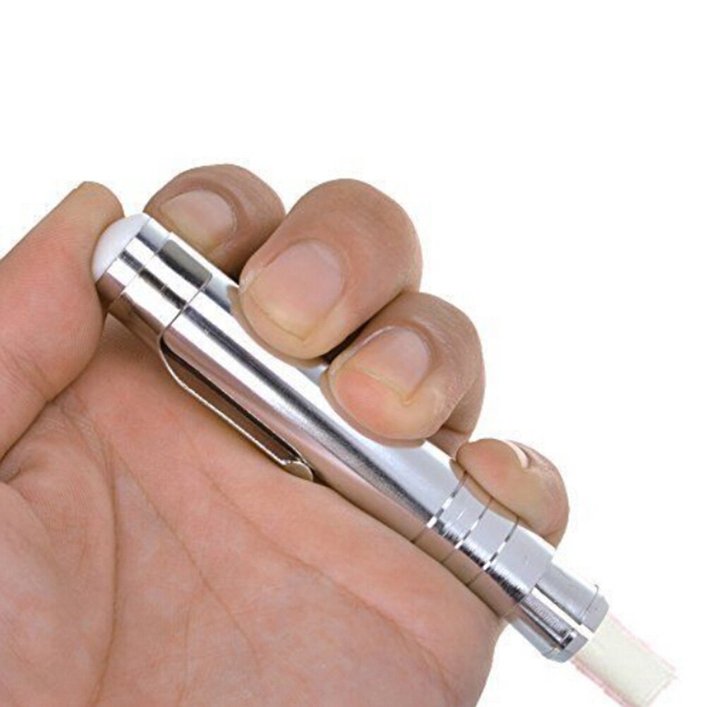 zatrzymać aluminium 1 sztuka trwała podstawka na kredę uchwyt robić kredy sprzęgło szkolne materiały biurowe prezent dla nauczyciela 6 kolorów