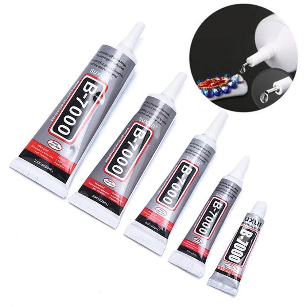 Pegamento para teléfono móvil B7000, superpegamento para pantalla táctil, 9/15/25/50ml, adhesivo para reparación de joyas, punto de teléfono, pegamento de diamante, bricolaje, G2J1