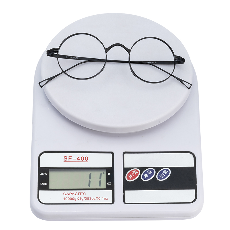 Montatura per occhiali rotondi in puro titanio stile coreano da uomo occhiali da vista ultraleggeri fatti a mano montature per occhiali di design di lusso