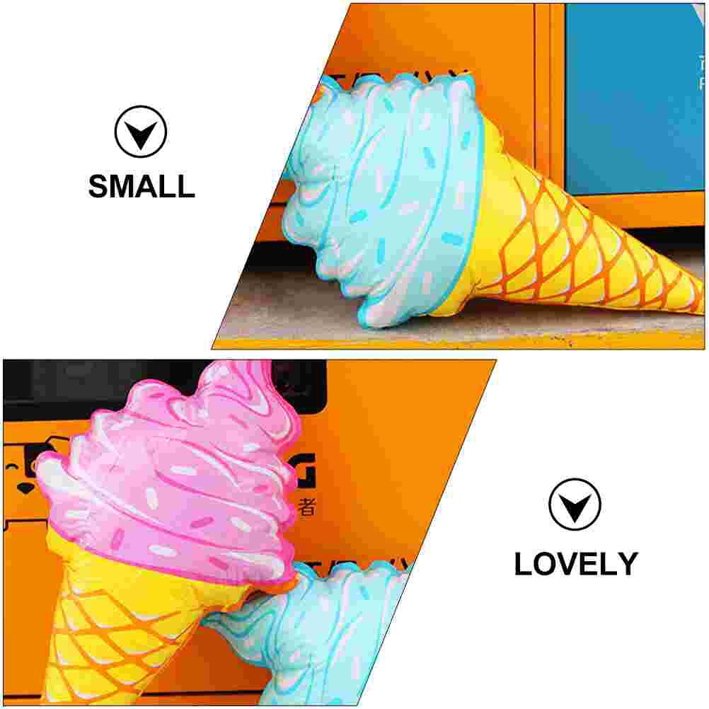 4pcs Multifunctional Ice Cream Swimming Floats Swimming Pool Supplies for Beach