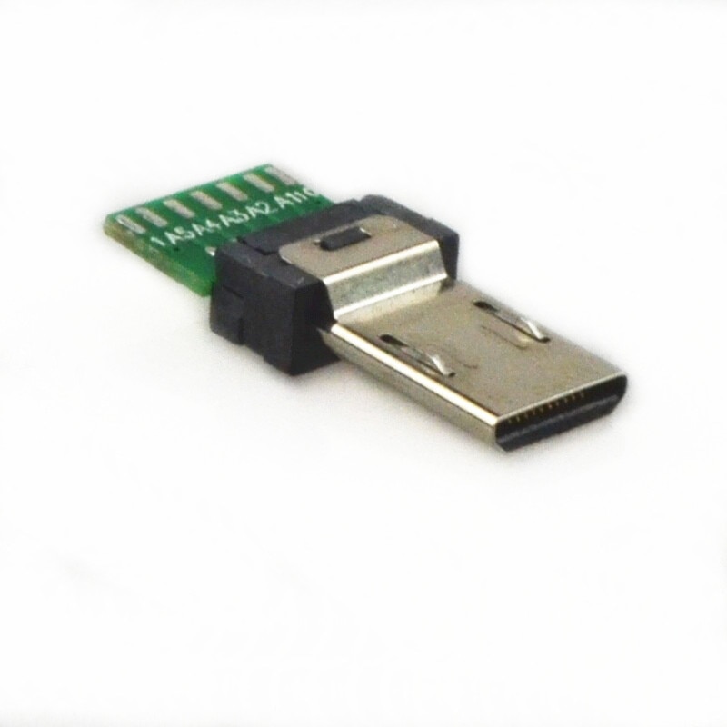 5 Pack WMZ Micro USB Connector With PCB Sony 15 Pin USB Plug Connectors 15 Pin Adapter For Sony Camera Flat Micro Mini Adapters