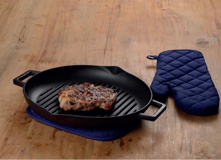 Lava Iron Gegoten Ronde Grill Pan 30Cm
