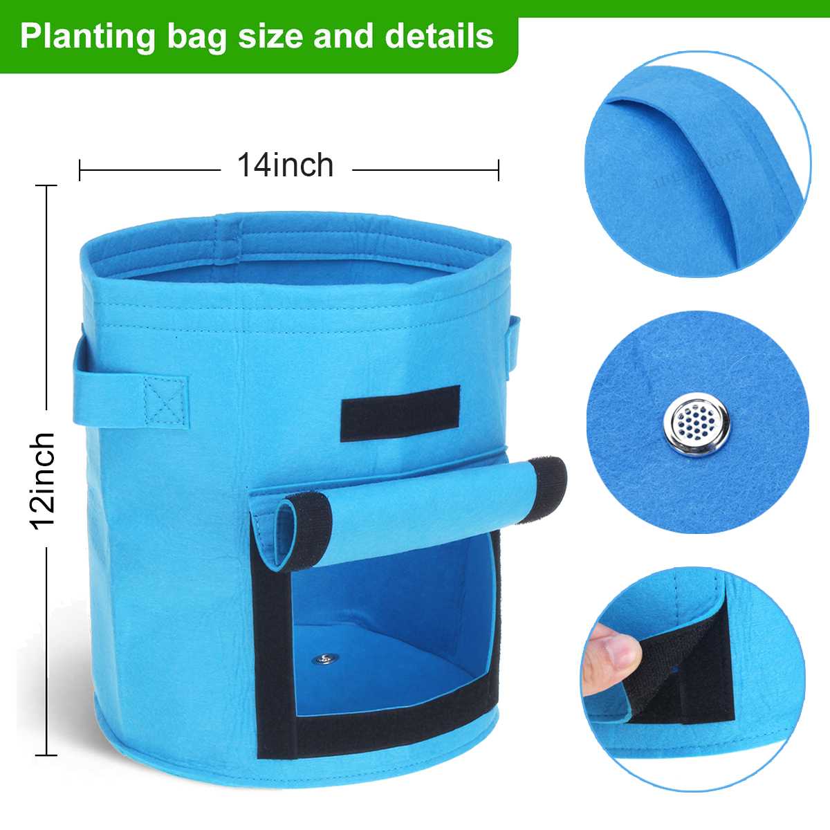 DIY Potato Grow Planter Holder Planting Container Bag Box Breathable Tomato Plant Planting Grow Bag Pot for Home Garden