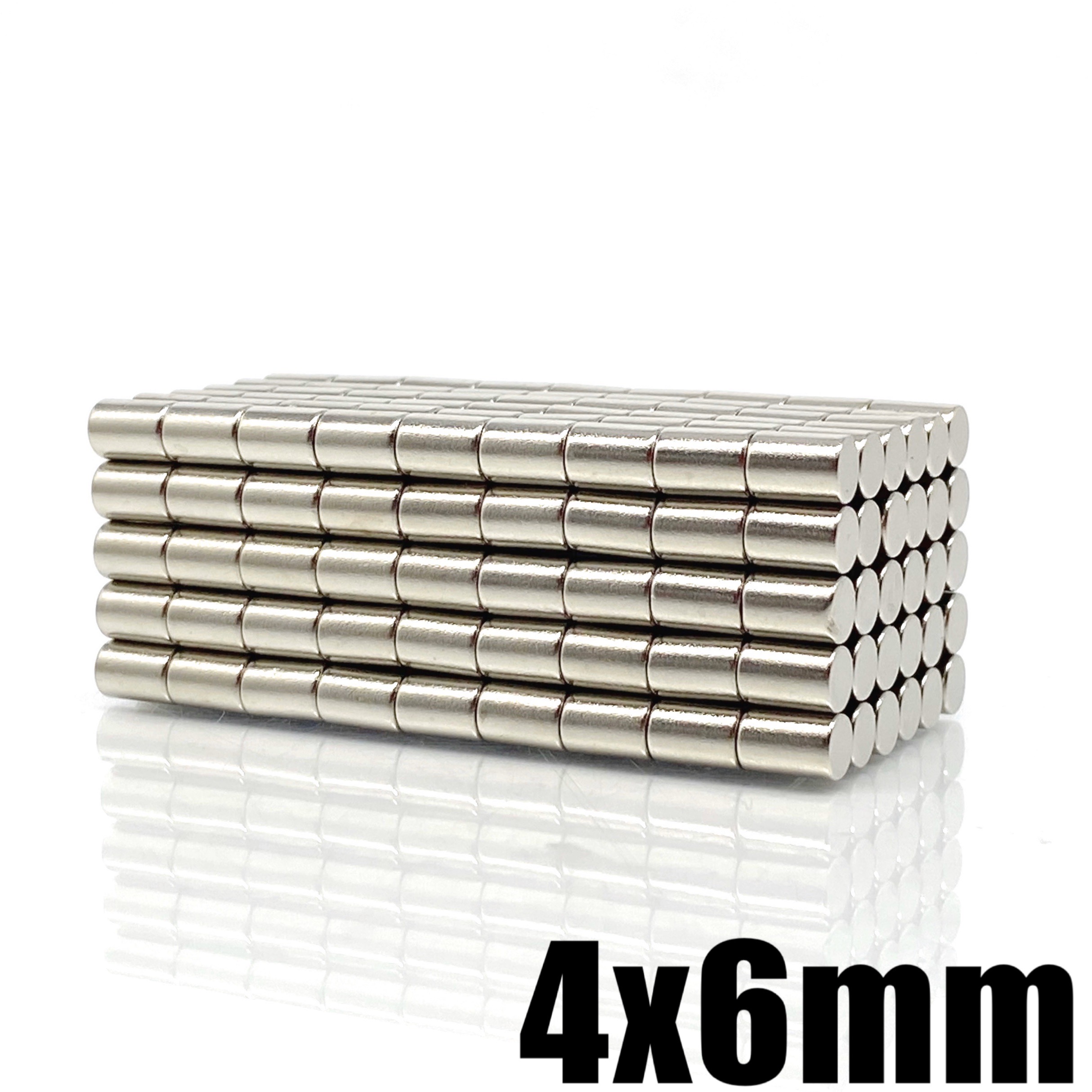 20/50/100/200/500Pcs 4X6 Mm Zoeken Kleine Diameter Magneet 4mmX6mm Bulk kleine Ronde Magneten 4X6 Mm Neodymium Disc Magneten 4*6 Mm