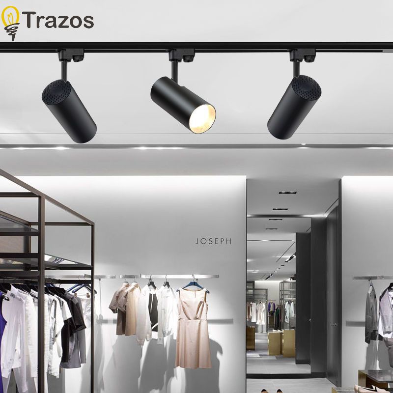 LED-Schienenleuchten, kommerzielle Kolben-Strahler, Bekleidungsgeschäfte, Ausstellungshallen, Einkaufszentren, hohe Helligkeit, Schienenleuchten, Rutsche